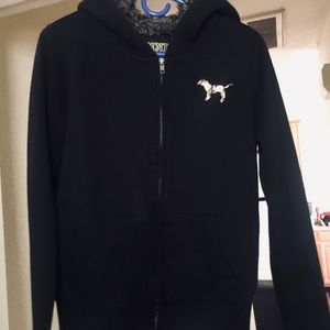 Victoria Secret’s PINK FULL ZIP FUR JACKET XSMALL